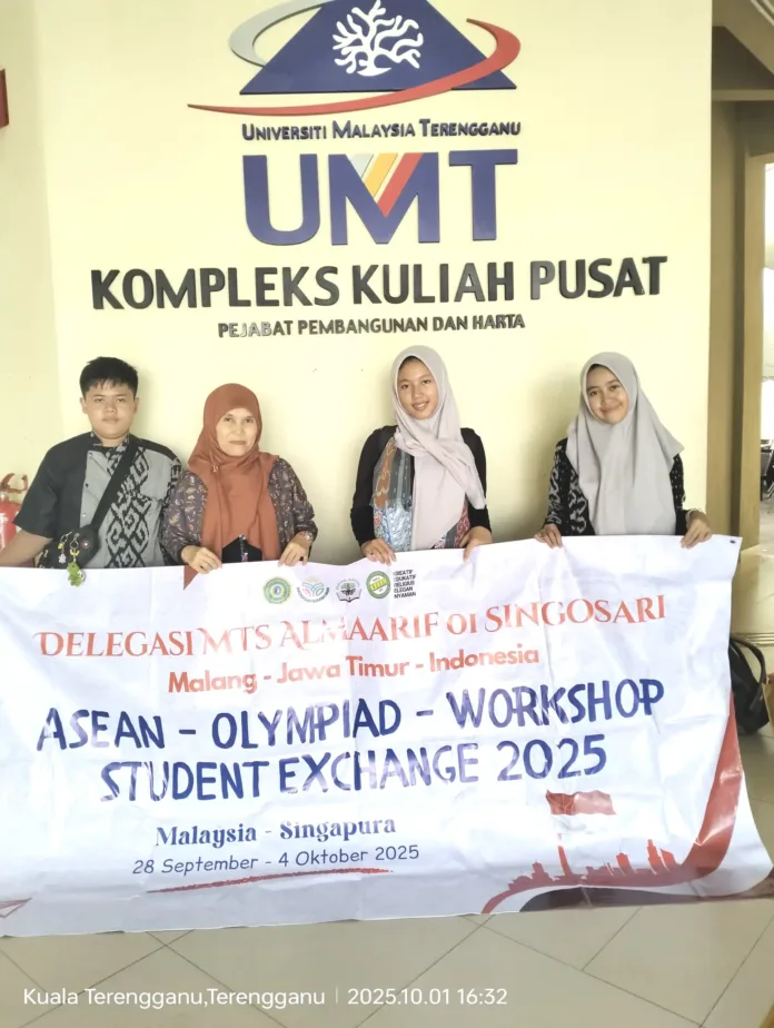 MTs Almaarif 01 Singosari Ukir Prestasi di ASEAN Students Championships 2025, Perkuat Jejaring Internasional