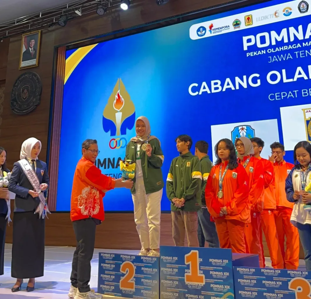 Nurul Afni Hanifa Pecatur Tangguh ITN Malang ; Raih Triple Winner di POMNAS XIX 2025