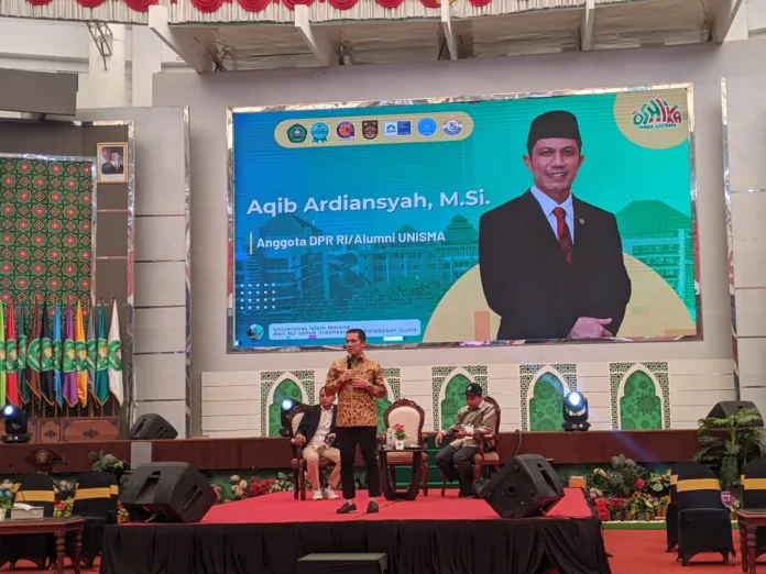 Alumni Unisma, Aqib Ardiansyah Motivasi Maba untuk Berani, Percaya Diri, dan Berpikir Besar