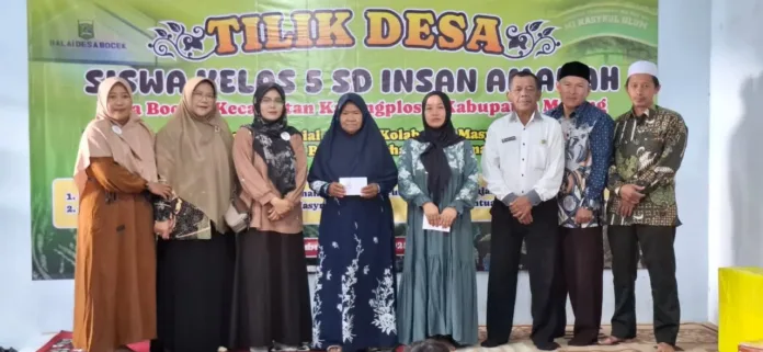 SD Insan Amanah Gelar Tilik Desa, Beri Santunan Pada Duafa Hingga Praktik Baik Di Desa Bocek