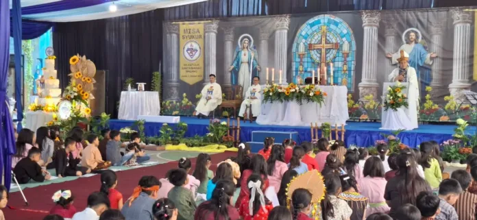 Uskup Keuskupan Malang Pimpin Misa Syukur SD Katolik Santa Maria II