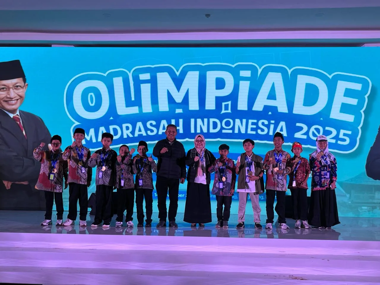 Mengagumkan, MIN 1 Kota Malang Borong Tiga Medali Emas OMI 2025