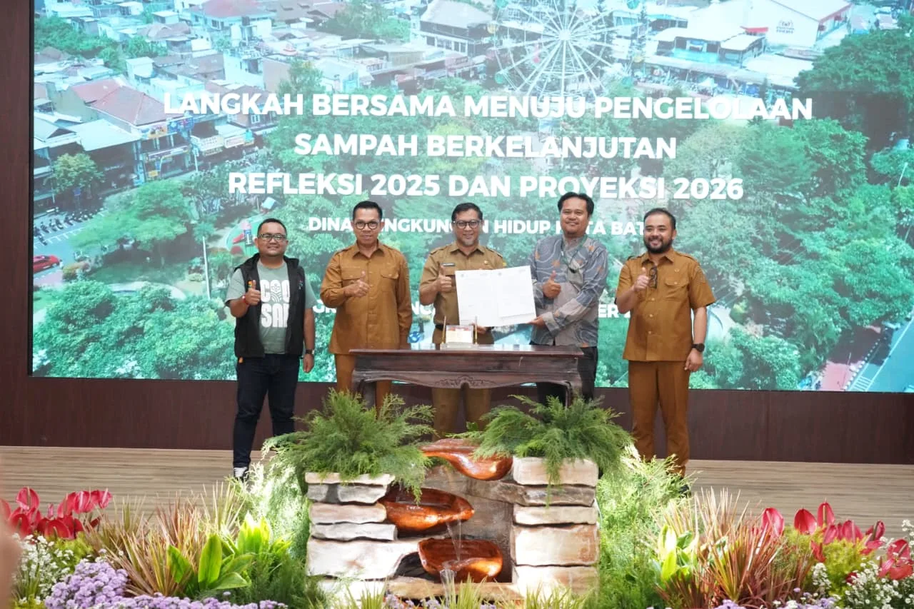 Pengelolaan Sampah Kota Batu Berhasil, Timbulan Sampah Turun Drastis di 2025