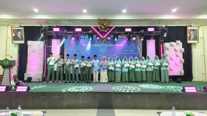 Peringati Harlah NU ke-103, MTs Almaarif 01 Singosari Luncurkan Profil Pelajar KEREN