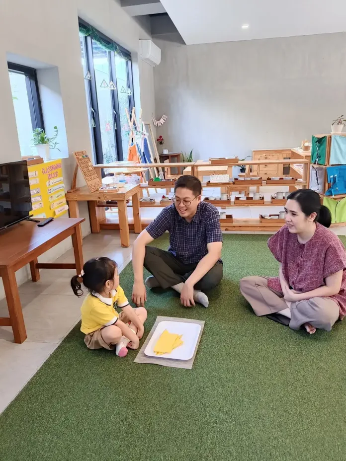Toodler-Kindegarten Saint Joseph Montessori School Malang, Presentation Day, Anak Belajar Publik Speaking