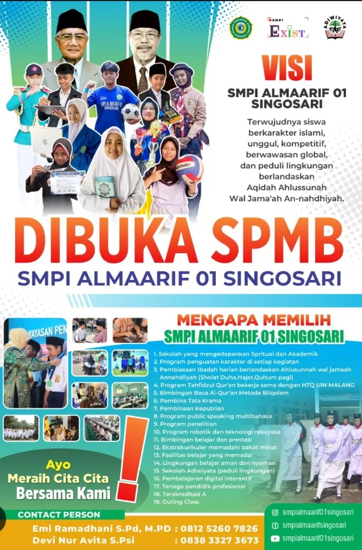SMPI Almaarif 01 Singosari Gelar FIKSI Gen-4 2026, Konsisten Cetak Generasi Berprestasi