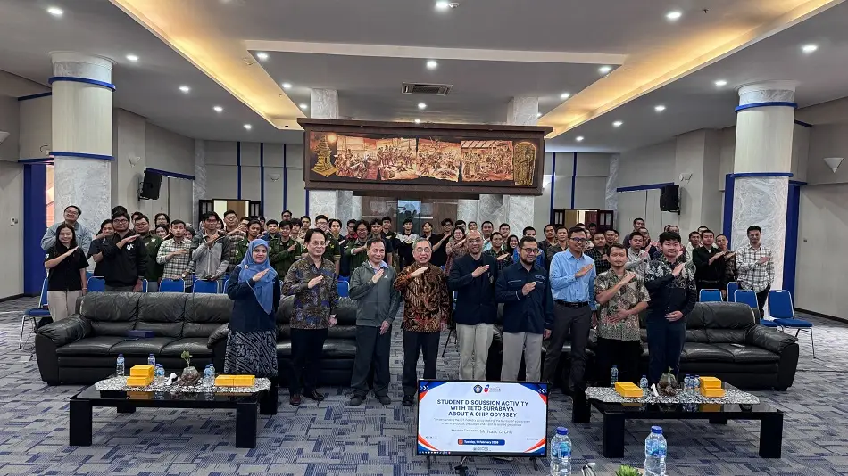 Fakultas Teknik Universitas Brawijaya (FTUB) bergandengan tangan dengan Taipei Economic and Trade Office (TETO) Surabaya menyelenggarakan Student Forum bertajuk “A Chip Odyssey” di Malang Fakultas Teknik Universitas Brawijaya (FTUB) bergandengan tangan dengan Taipei Economic and Trade Office (TETO) Surabaya menyelenggarakan Student Forum bertajuk “A Chip Odyssey” di Malang