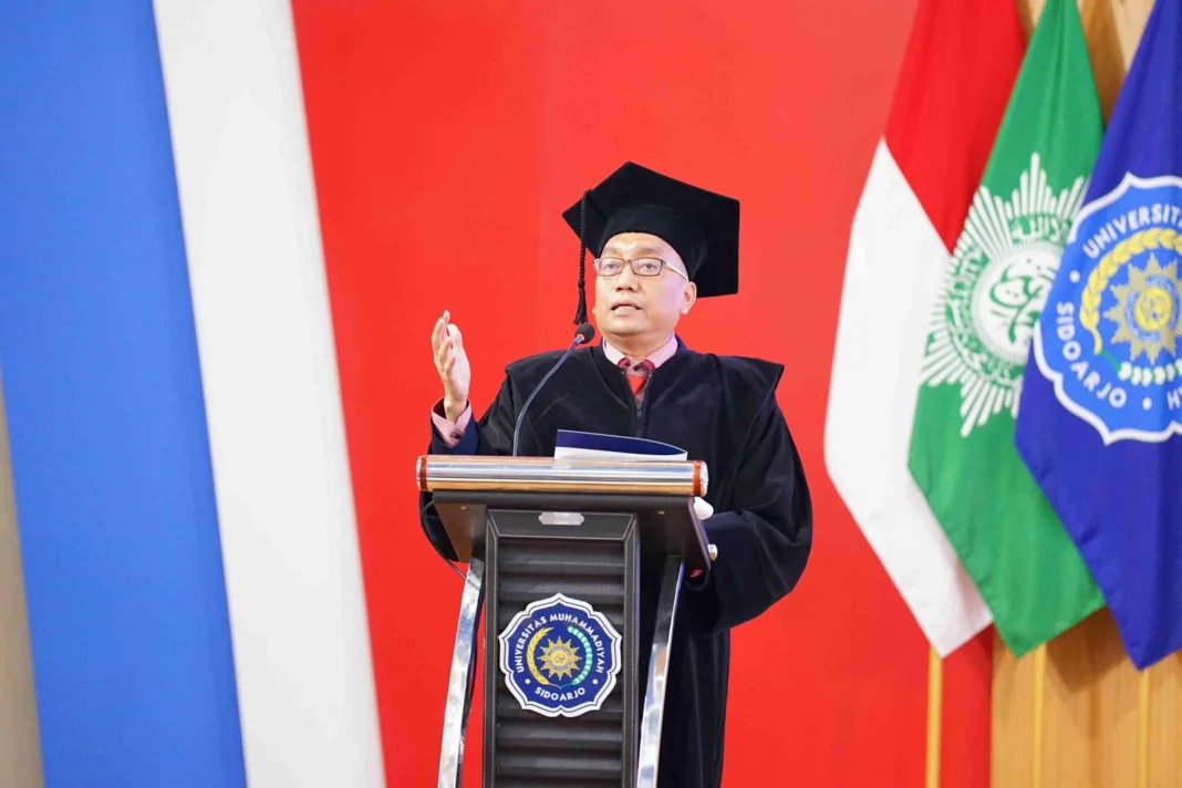 Prof. Dr. Sigit Hermawan Dikukuhkan sebagai Guru Besar Umsida, Fokus pada Peningkatan Kinerja Lembaga