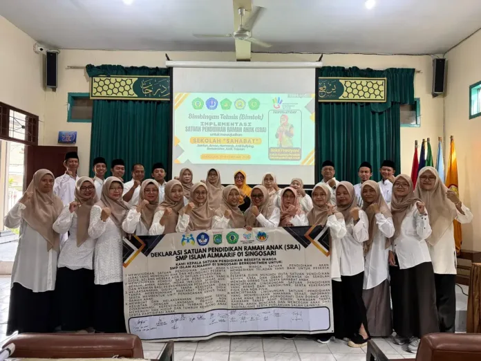 SMPI Almaarif 01 Singosari Deklarasikan Sekolah Ramah Anak, Perkuat Pendidikan Berbasis Karakter