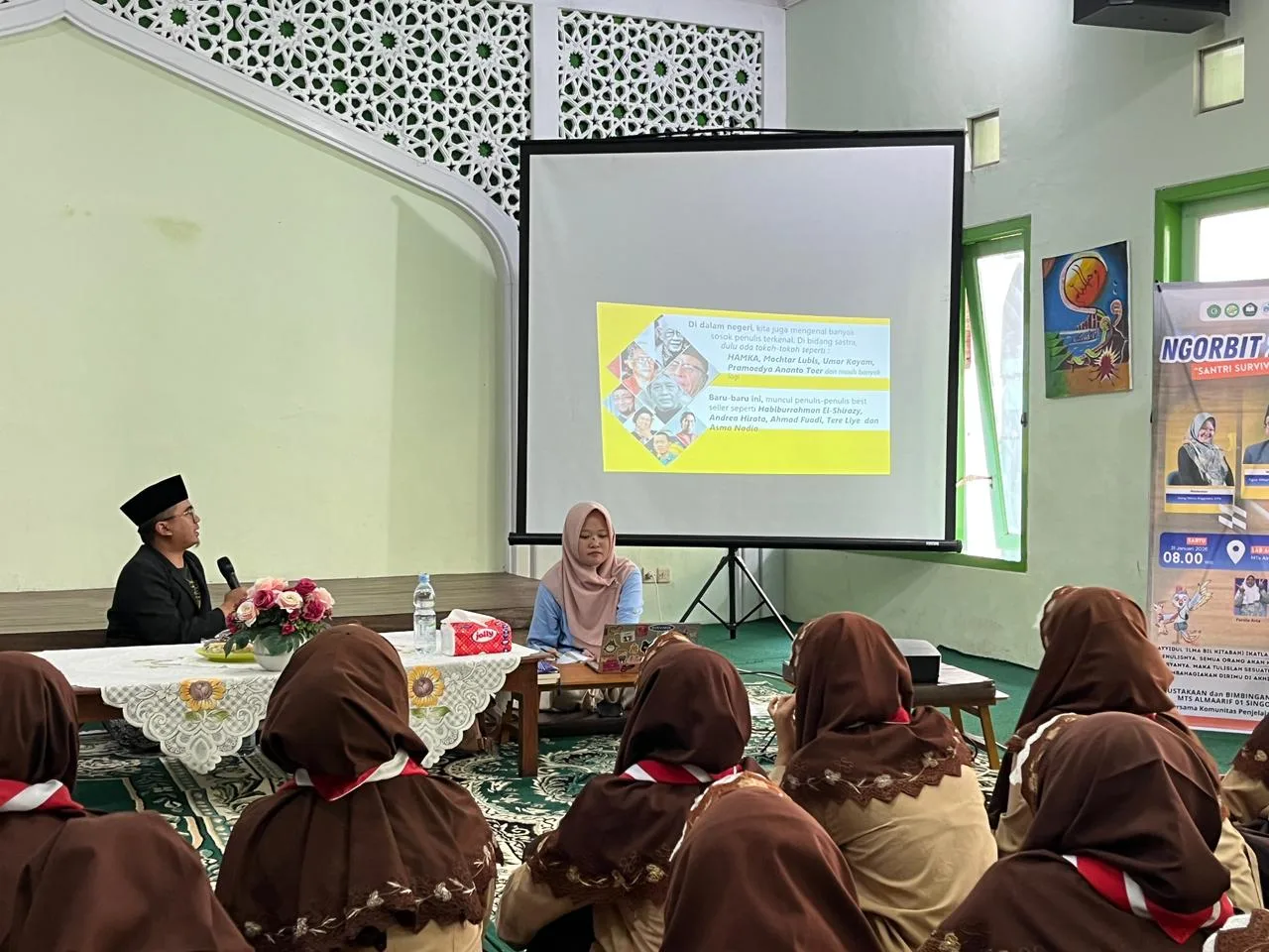 Perpustakaan dan BK MTs Almaarif 01 Singosari Bersinergi Tingkatkan Literasi Siswa Melalui Workshop Kepenulisan Perpustakaan dan BK MTs Almaarif 01 Singosari