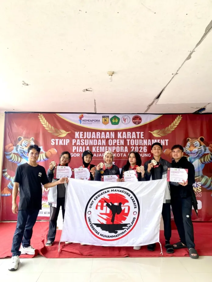 Borong Medali, UKM Karate UMM Harumkan Nama Kampus di Piala Kemenpora