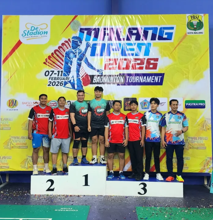 PB De Stadion Kota Batu; Sukses Gelar Turnamen Bulutangkis Malang Open 2026