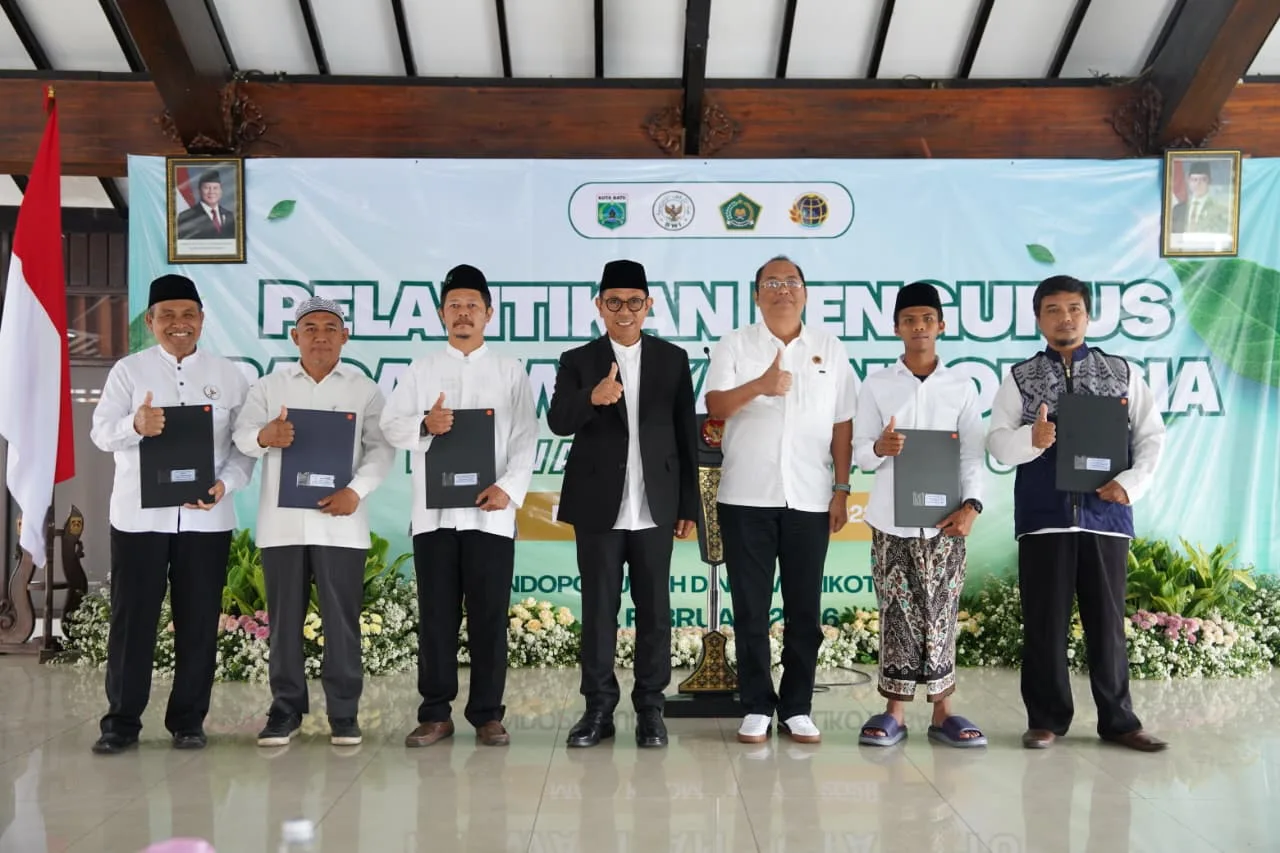 Pelantikan BWI Kota Batu; Wali Kota Batu Tekankan Peran Wakaf dalam Pembangunan Sosial Ekonomi Daerah