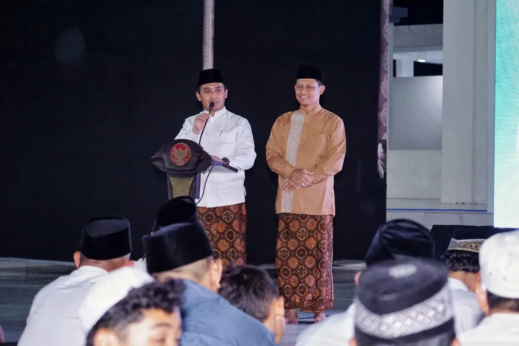 Wali Kota Pasuruan H. Adi Wibowo (Mas Adi) dan Wakil Wali Kota H.M. Nawawi berikan pemaparan dalam agenda Refleksi Satu Tahun Kepemimpinan.