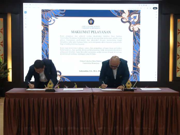 Percepat Reformasi Layanan, FIB UB Resmikan Maklumat Pelayanan dan Zona Integritas 2026