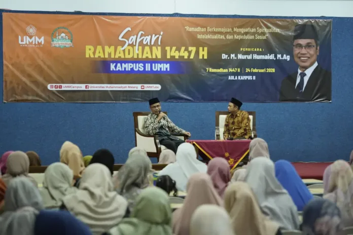 Safari Ramadan UMM: Dr Nurul Humaidi Sebut Puasa Adalah Alat Kontrol Kekuasaan