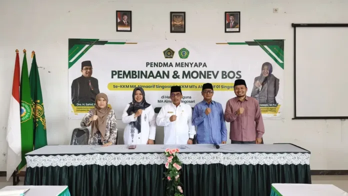 Kemenag Kabupaten Malang Gelar Pembinaan dan Monev BOS, 25 Madrasah di Singosari Didorong Transparan dan Profesional Kemenag Kabupaten Malang Gelar Pembinaan dan Monev BOS, 25 Madrasah di Singosari Didorong Transparan dan Profesional