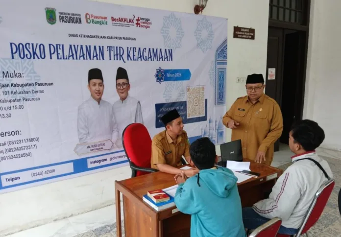 Posko Pengaduan THR 2026 Resmi Dibuka di Bangil, Disnaker Kabupaten Pasuruan Siap Fasilitasi Keluhan Pekerja