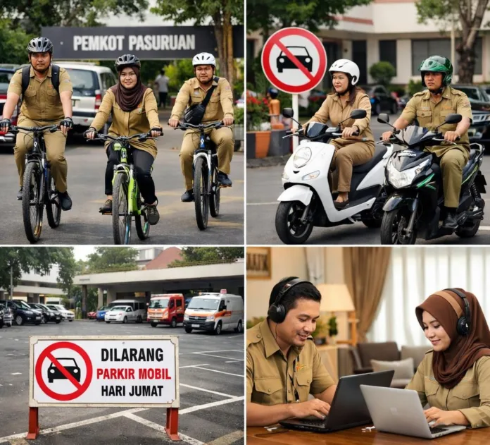 ASN Kota Pasuruan Wajib WFH Tiap Jumat, Dilarang Bawa Mobil Demi Hemat Energi ASN Kota Pasuruan Wajib WFH Tiap Jumat, Dilarang Bawa Mobil Demi Hemat Energi