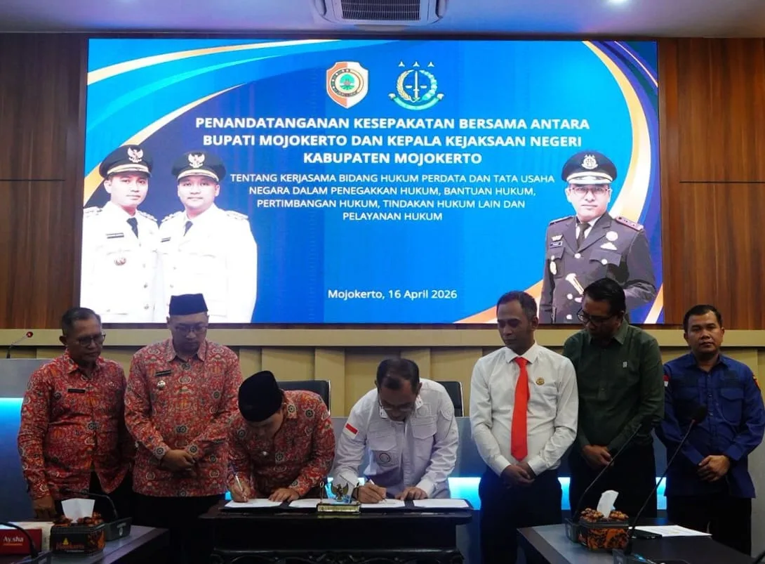 Perkuat Kepastian Hukum, Pemkab Mojokerto Gandeng Kejari Lewat MoU Strategis