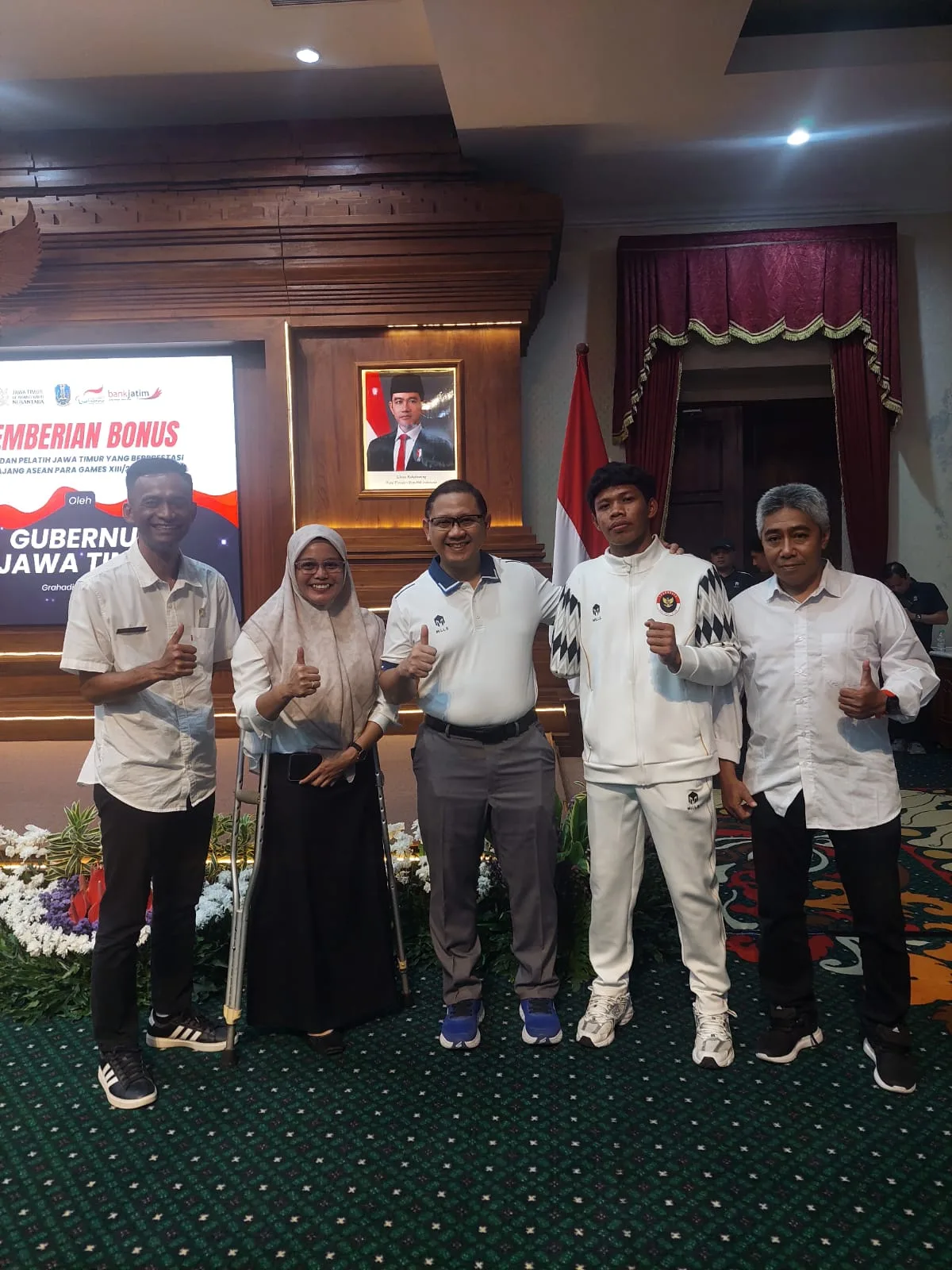 Sabet Tiga Medali ASEAN Para Games 2025, Atlet NPCI Kota Batu Terima Bonus Prestasi dari Pemprov Jatim