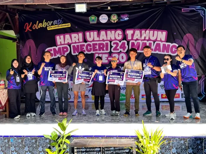 Semarak Dua Dekade, SMPN 24 Malang Gelar Fun Run hingga Festival Kreativitas Siswa Semarak Dua Dekade, SMPN 24 Malang Gelar Fun Run hingga Festival Kreativitas Siswa