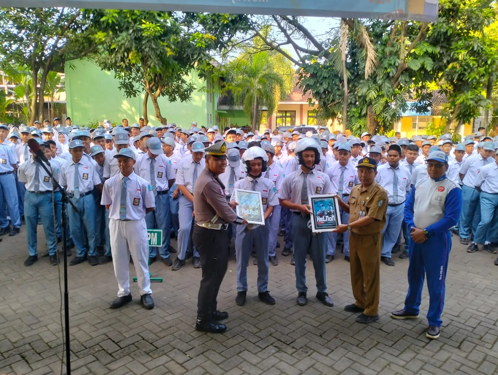 Tekan Angka Kecelakaan Remaja, Satlantas Pasuruan Luncurkan Program ‘Helm On’
