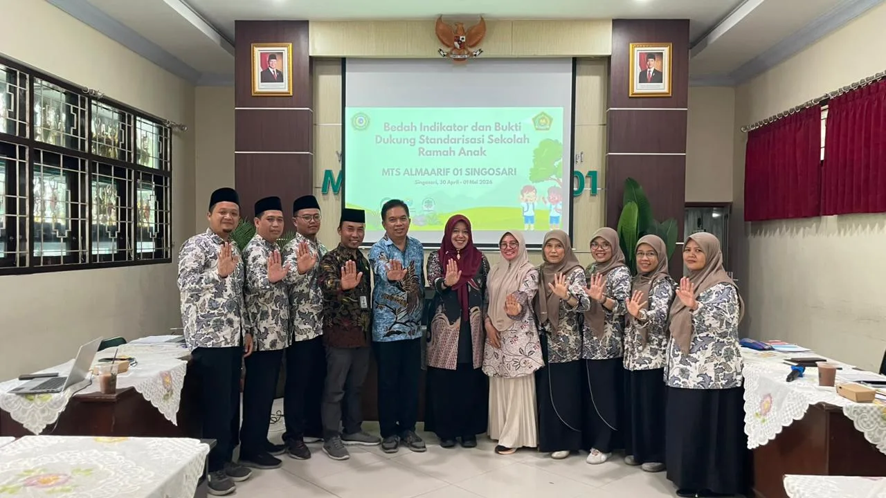 MTs Almaarif 01 Singosari Wujudkan Madrasah Ramah Anak, Siap Jadi Madrasah Rujukan