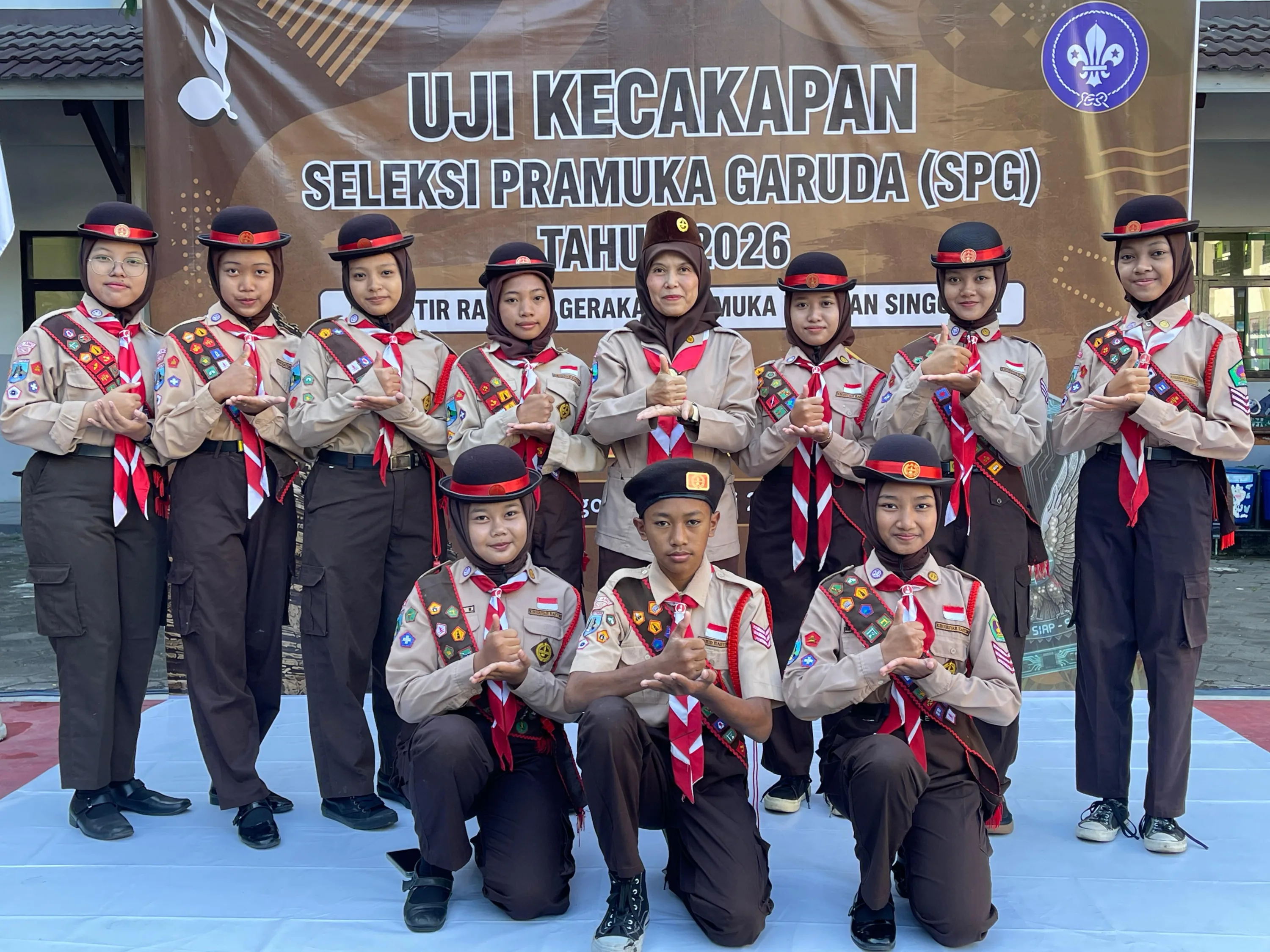 139 Peserta Ikuti Seleksi Pramuka Garuda di MTs Almaarif 01 Singosari 139 peserta