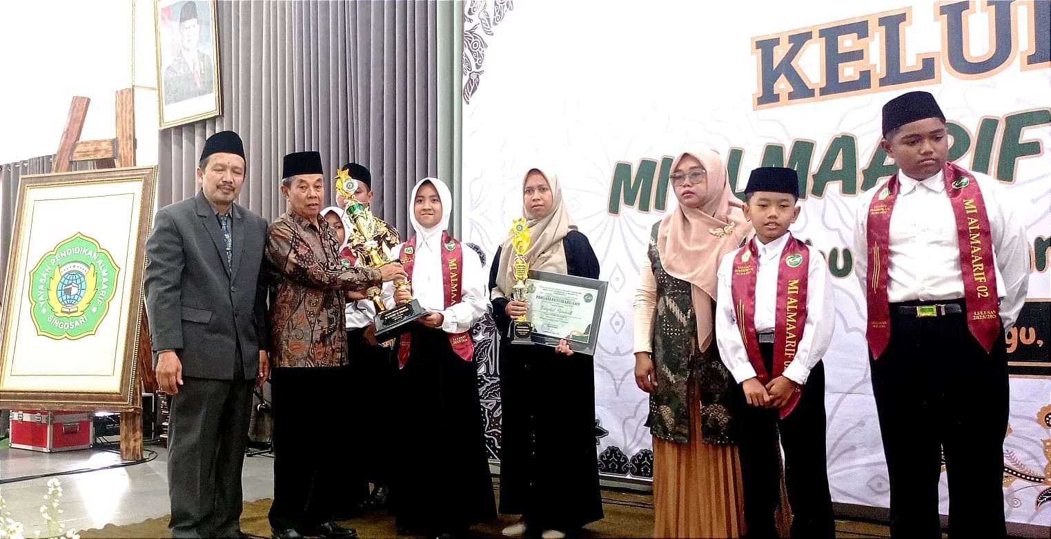 Kepercayaan Masyarakat Meningkat, MI Almaarif 02 Singosari Lepas 78 Lulusan Angkatan Istimewa MI Almaarif 02