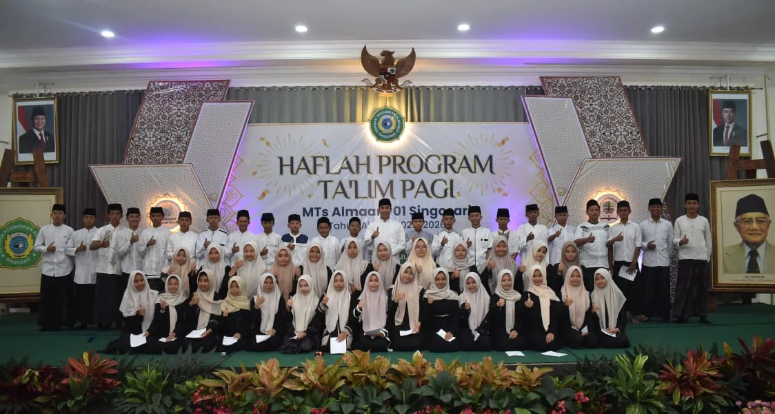 Program Ta'lim 16 Tahun Terjaga, MTs Almaarif 01 Singosari Cetak Generasi Qurani Adaptif MTs Almaarif 01