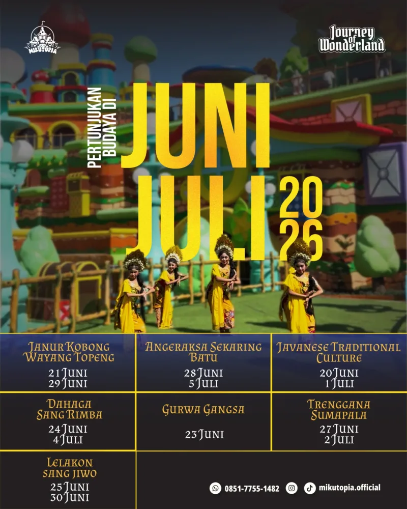 Libur Sekolah Lebih Berwarna: Mikutopia Gelar “Journey of Wonderland”, Padukan Edukasi Modern dan Seni Tradisi Jawa