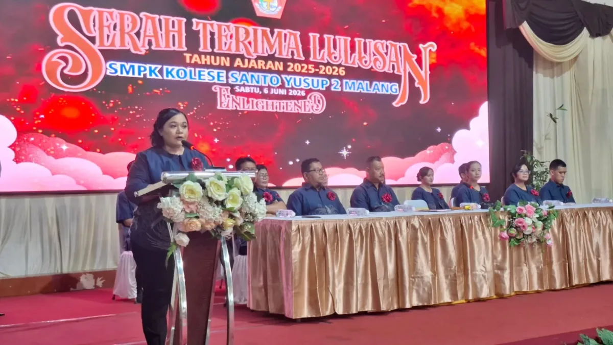 Lulus TA 2025-2026, Alumni SMPK Kosayu 2 Malang Diminta Berani Bermimpi Besar dan Tetap Rendah Hati