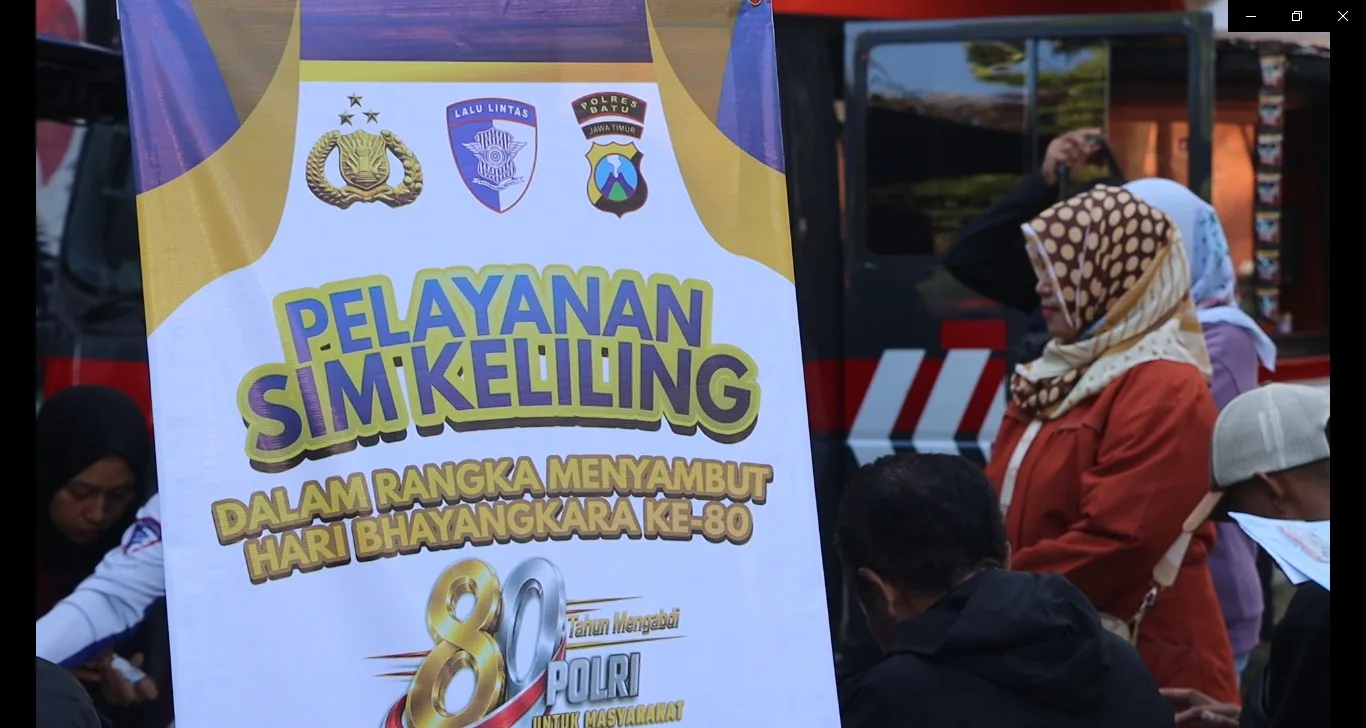Sambut Hari Bhayangkara ke-80, Polres Batu Buka Layanan Gratis Hingga Bazar Murah di CFD