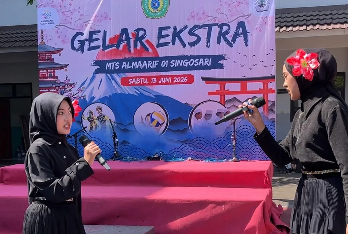 Ratusan Siswa Unjuk Potensi di Gelar Ekstra 2026 MTs Almaarif 01 Singosari, Dari Tahfidz hingga Riset