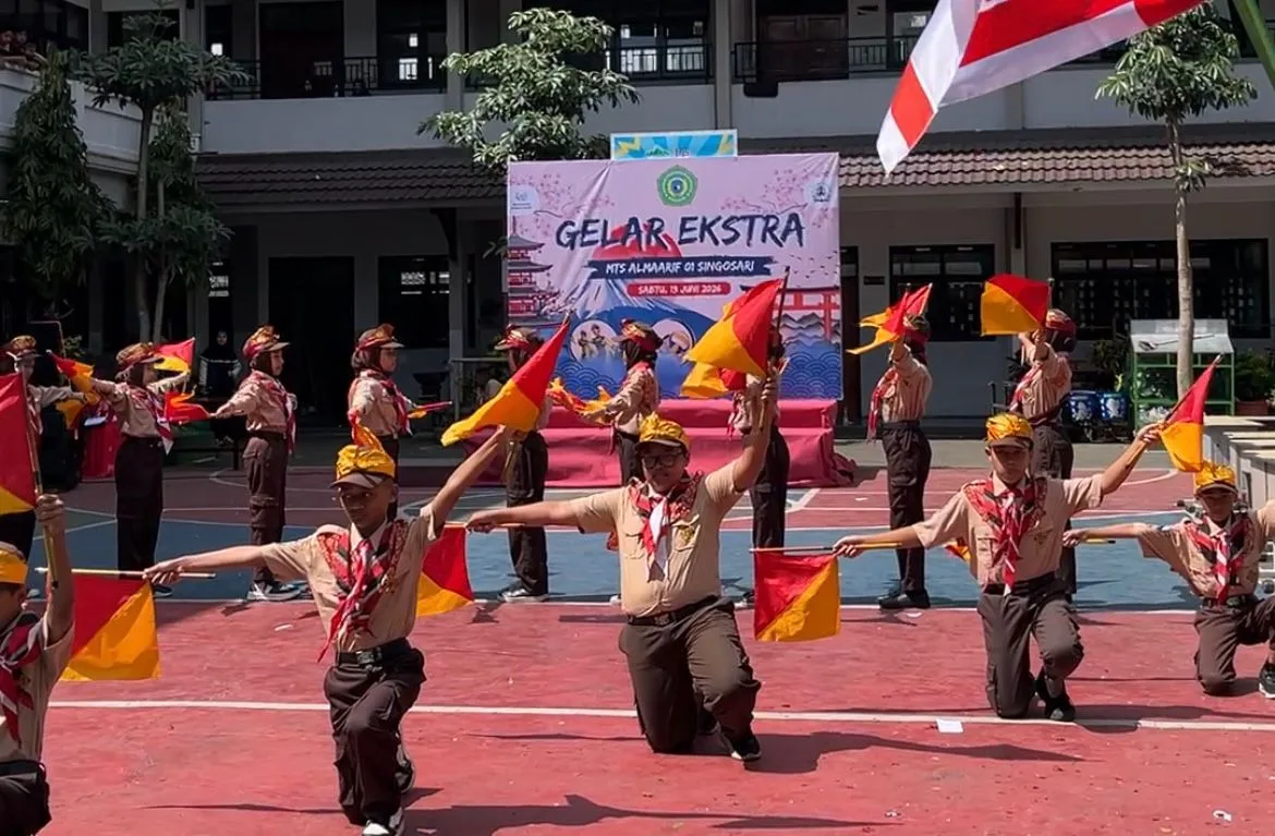 Ratusan Siswa Unjuk Potensi di Gelar Ekstra 2026 MTs Almaarif 01 Singosari, Dari Tahfidz hingga Riset MTs Almaarif 01