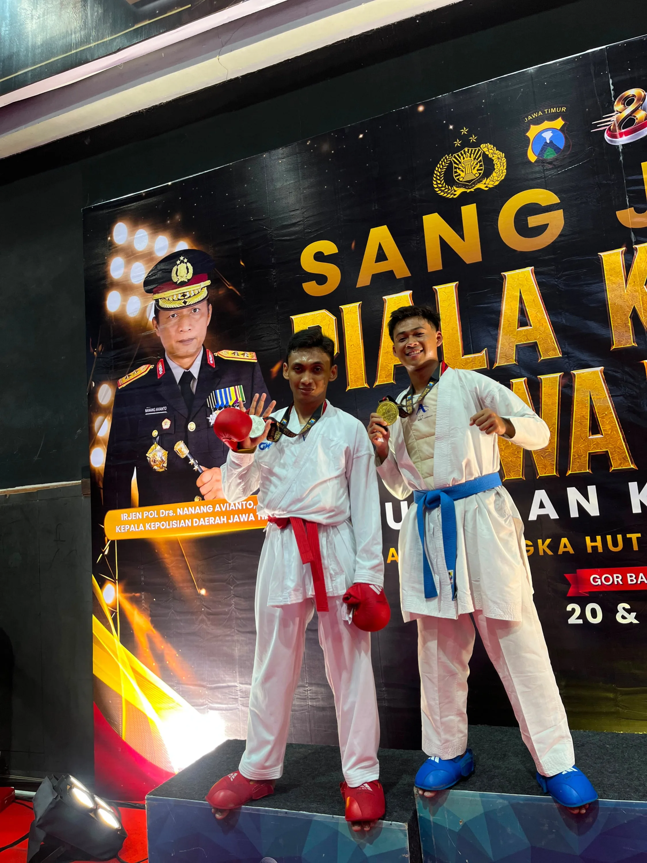 Menjaga Tatami dan Kamtibmas: Kisah Bripda Paundra, Sang Jawara Kumite dari Sat Samapta Polres Batu