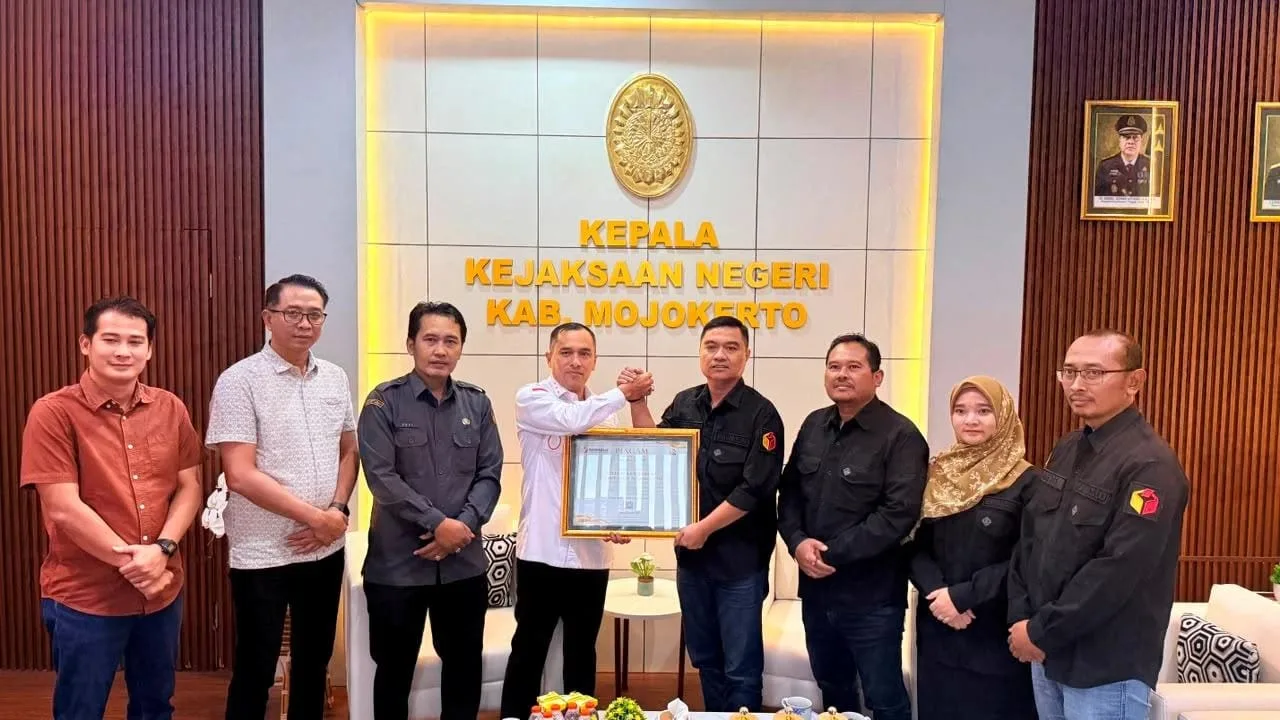 Potret Gayeng Audiensi Bawaslu Kabupaten Mojokerto-Kejaksaan Negeri Kabupaten Mojokerto