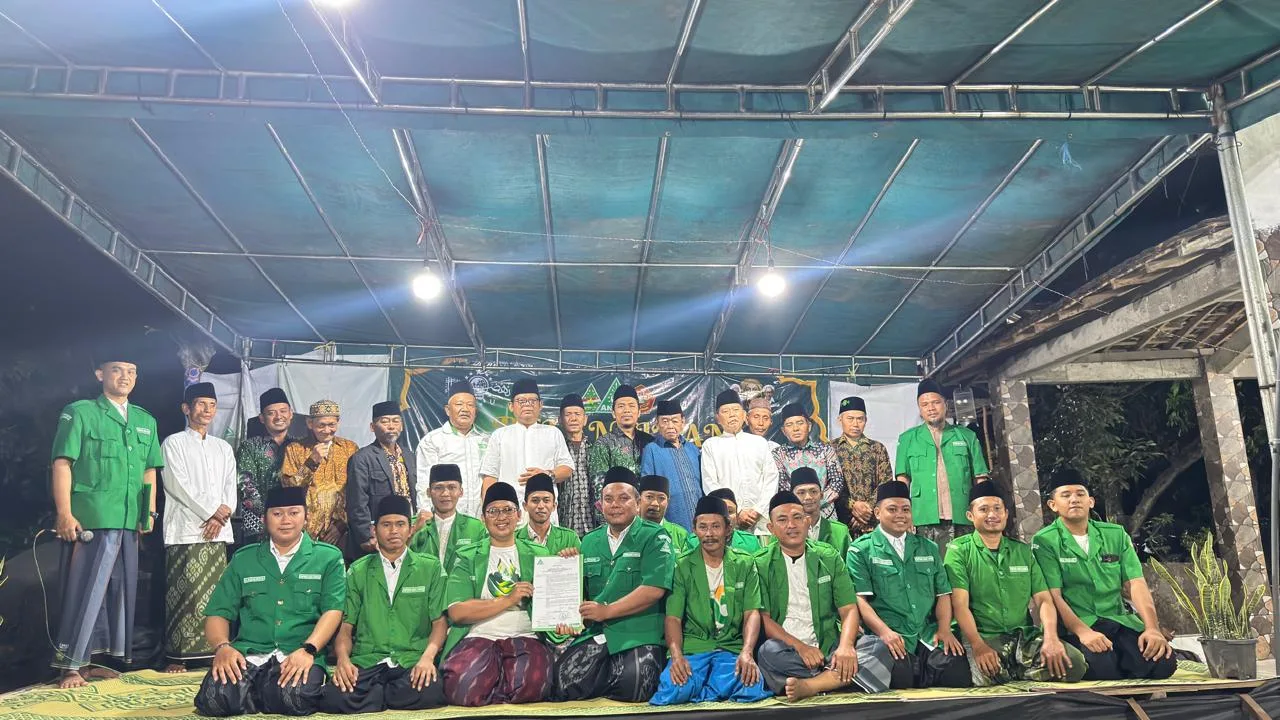 PR GP Ansor Wotanmas Jedong Ngoro Mojokerto Dilantik, Fokus Perkuat Aswaja-Digitalisasi Organisasi