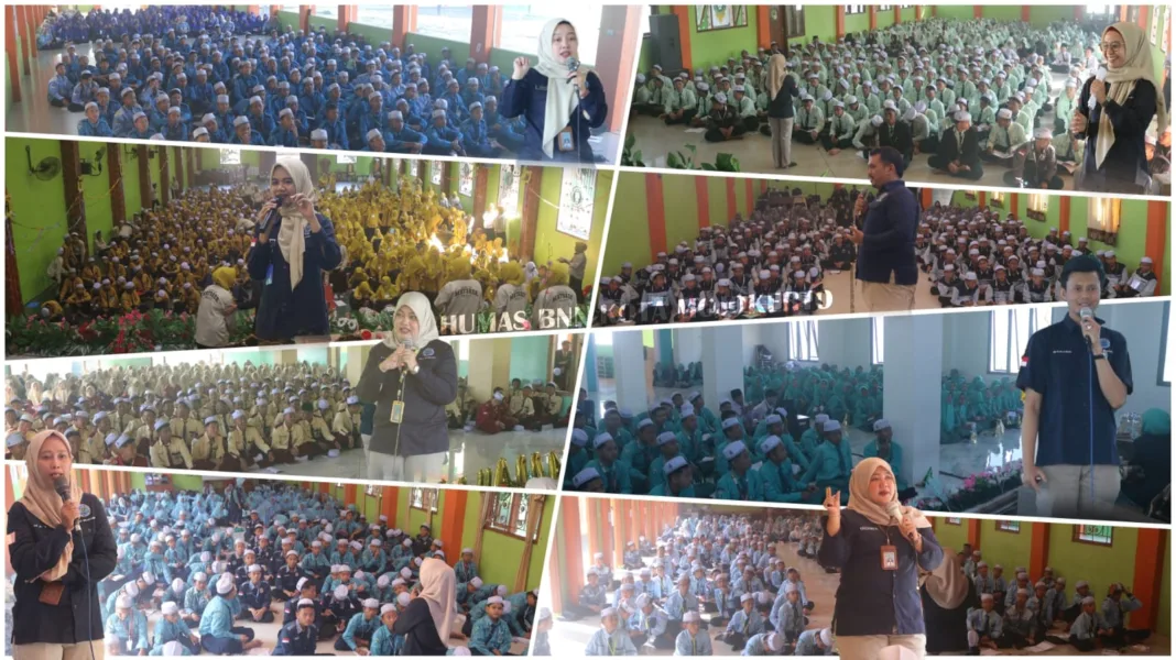 BNN Kota Mojokerto Edukasi Anti Narkoba Ribuan Santri Ponpes Nurul Islam Pungging, Jadi Lokus Sosialisasi Terbesar BNN Kota Mojokerto Edukasi Anti Narkoba Ribuan Santri Ponpes Nurul Islam Pungging, Jadi Lokus Sosialisasi Terbesar