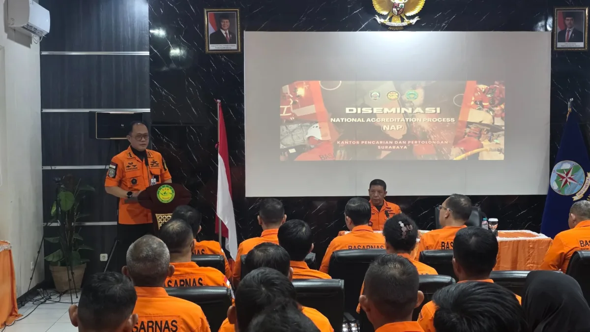 Tingkatkan Kapasitas Tim USAR, Kantor SAR Surabaya Mendapatkan Diseminasi NAP Sesuai Metodologi INSARAG SAR