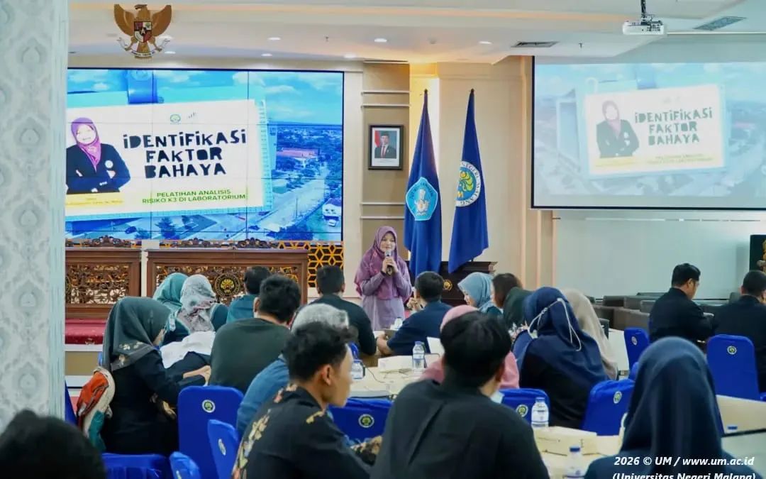 Tingkatkan Budaya K3 Laboratorium, Universitas Negeri Malang Gelar Pelatihan Analisis Risiko