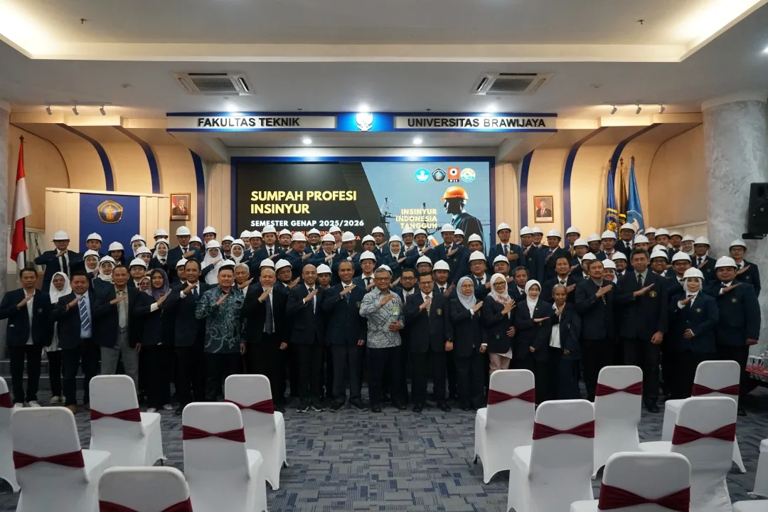 Cetak 1.036 Insinyur, Fakultas Teknik UB Sumpah 69 Lulusan Baru PSPPI