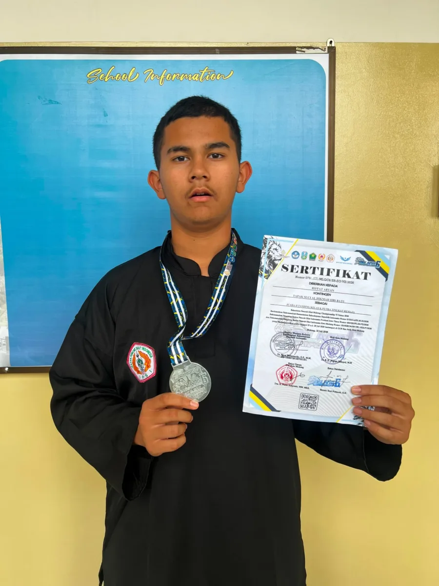 SMA Al Hikmah IIBS Bangga! M. Riffat Abyan Raih Perak di Malang Championship VI