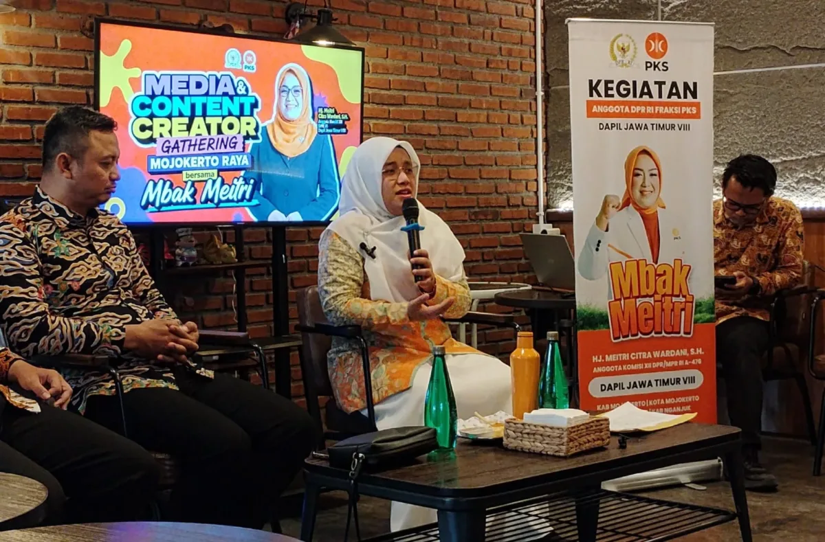 Meitri Citra Serap Aspirasi Wartawan dan Pegiat Medsos Lewat Media-Content Creator Gathering Mojokerto Raya
