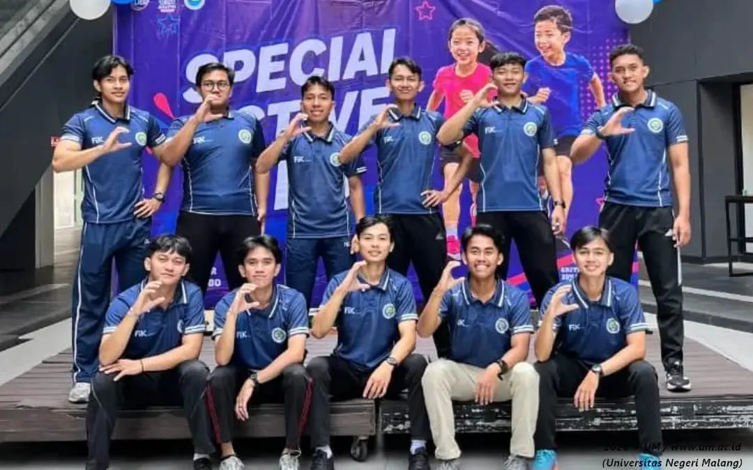 Gandeng Dunia Industri, Mahasiswa FIK UM Edukasi Kebugaran Anak hingga Dewasa di Malang