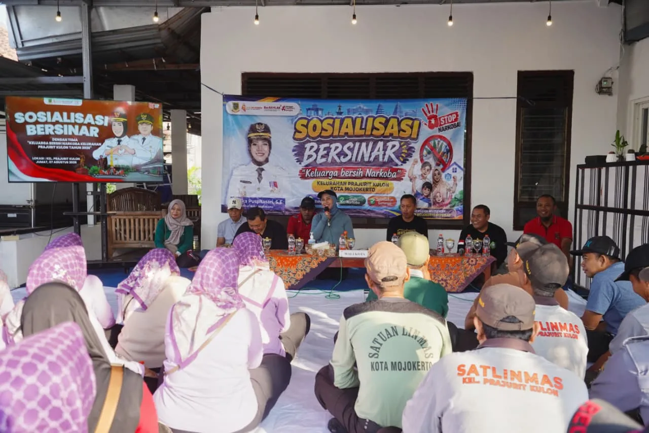 Wali Kota Mojokerto Ajak Masyarakat Perkuat Peran Keluarga Cegah Penyalahgunaan Narkoba