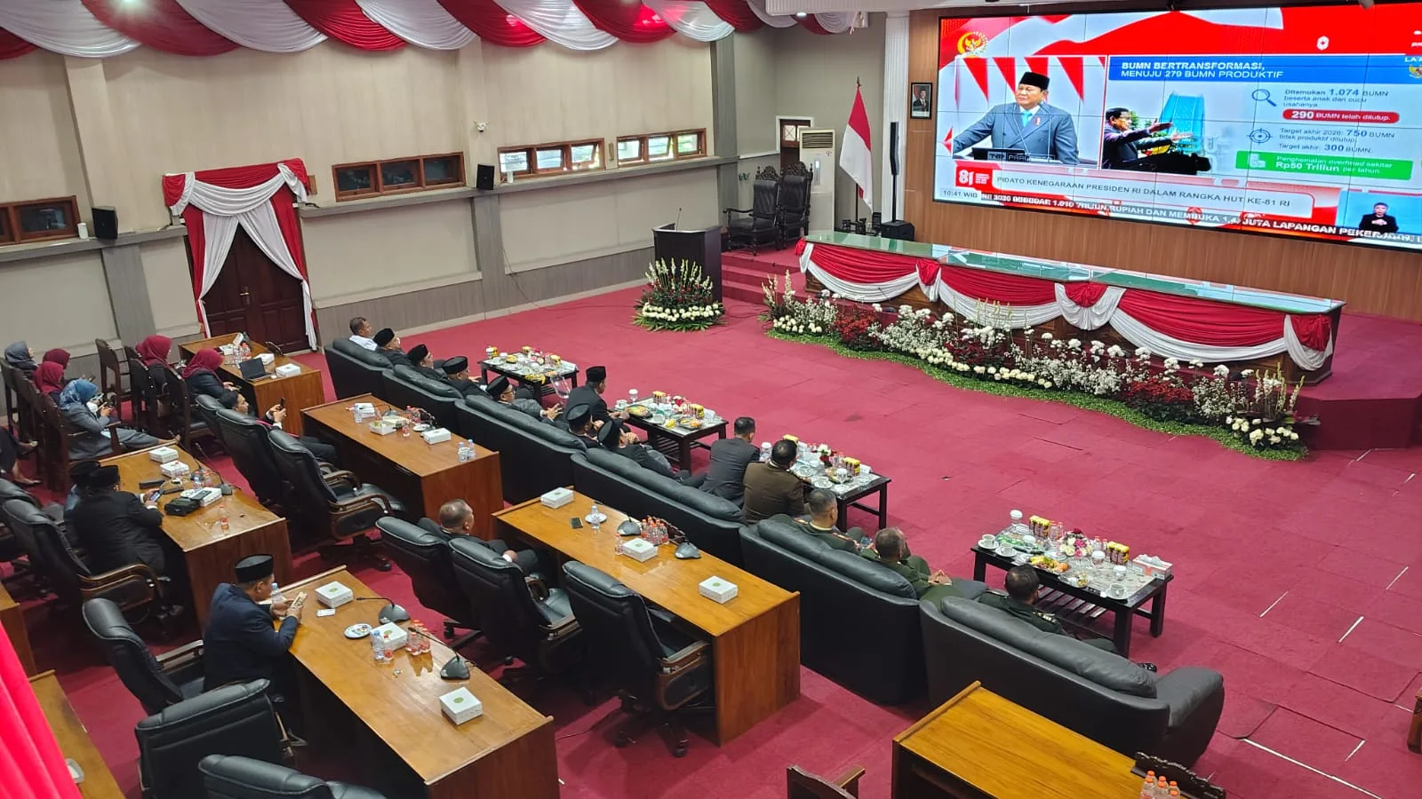 Prabowo Targetkan Ekonomi Tumbuh, Ketua DPRD Kota Pasuruan: Pertumbuhan Ekonomi Harus Terasa sampai Masyarakat Kota Pasuruan