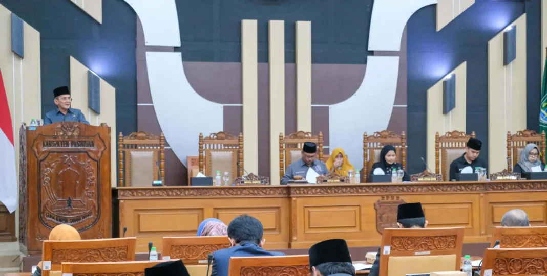 DPRD Pasuruan Gelar Paripurna, Bahas Jawaban Bupati atas Raperda Perubahan APBD 2026 DPRD Pasuruan Gelar Paripurna, Bahas Jawaban Bupati atas Raperda Perubahan APBD 2026