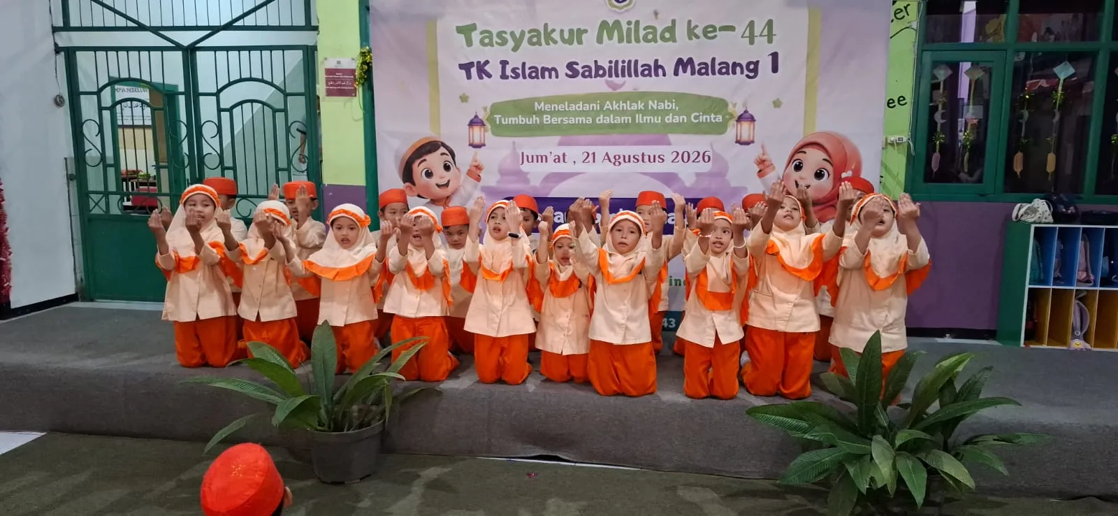 Keseruan & Kebahagiaan Siswa TK Islam Sabilillah Malang 1 di Acara Lomba Maulid Nabi